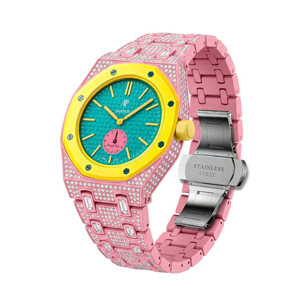 [Avelora]Royal Oak Pop Exclusive Bioceramic Case & Bioceramic Strap Full Diamond
