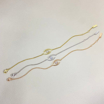 [Avelora]LUCKY EYE PAVÉ-SET DIAMOND BRACELET