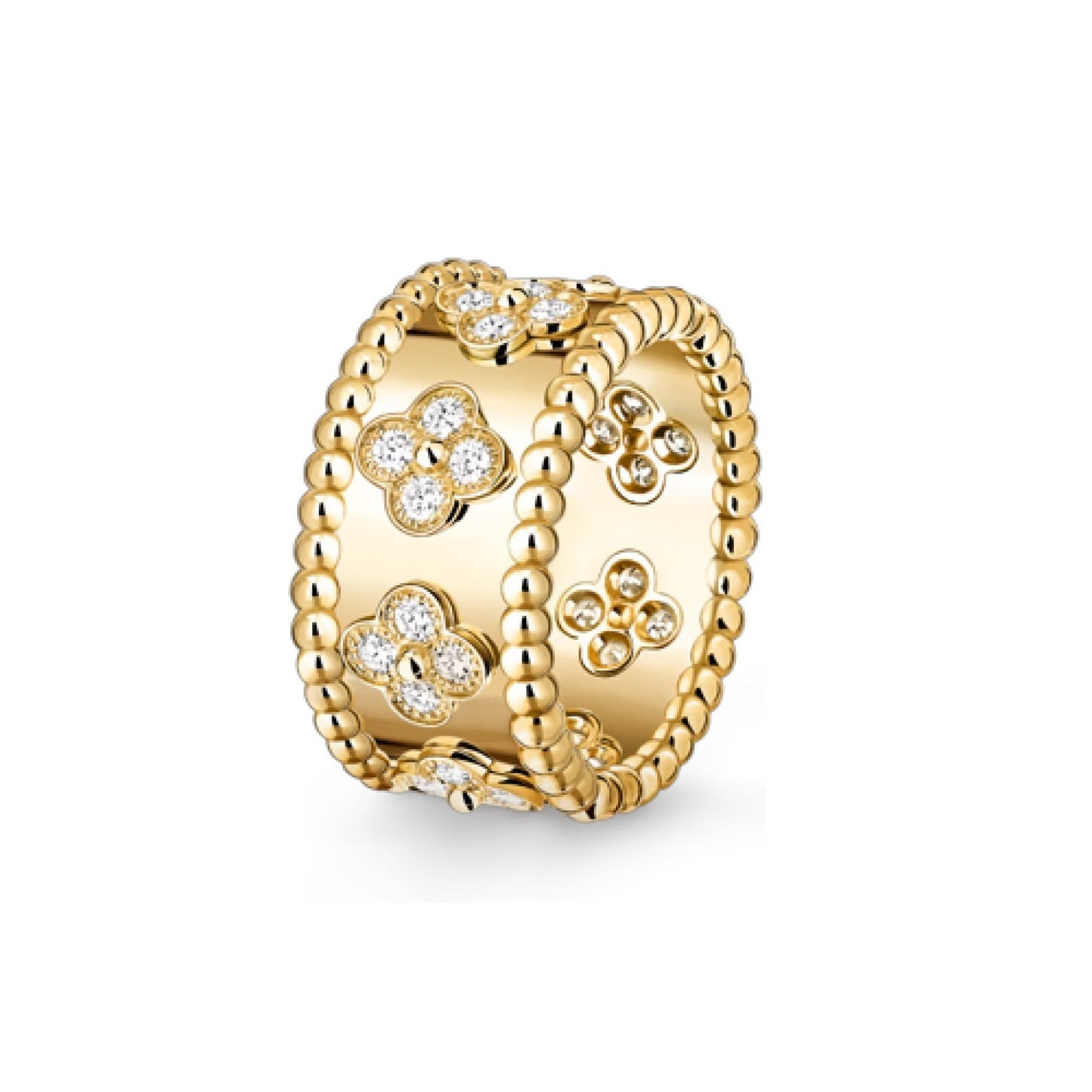 [Avelora]KALEIDOSCOPE RADIANCE WIDE BAND RING