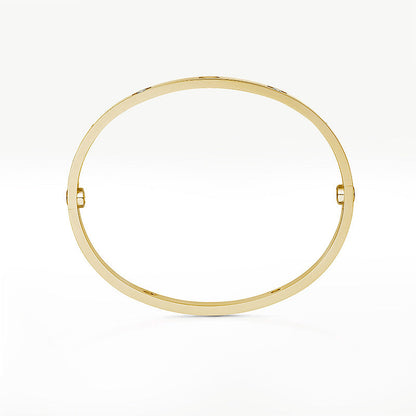 [Avelora]CLASSIC 6.1MM LOVE BANGLE - 4-DIAMOND