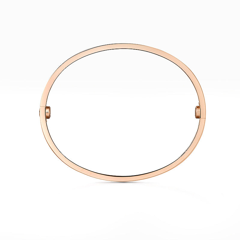 [Avelora]CLASSIC 6.1MM LOVE BANGLE - 4-DIAMOND