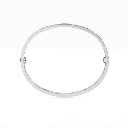 [Avelora]CLASSIC 6.1MM LOVE BANGLE - 4-DIAMOND