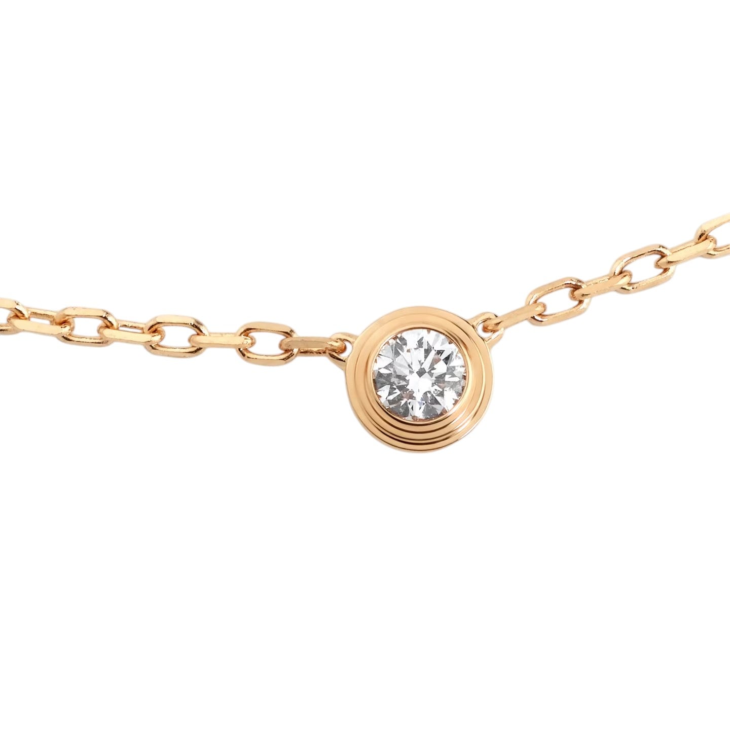 [Avelora]LOVE SCREW PENDANT SINGLE DIAMOND NECKLACE
