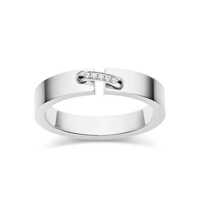 [Avelora]ALLIANCE LIENS VIDENCE DIAMOND 4MM RING