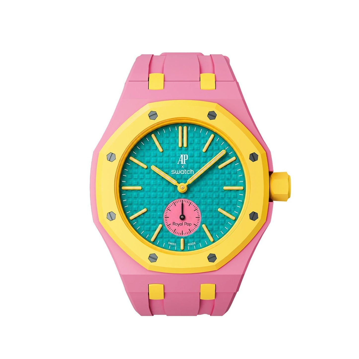 [Avelora]Royal Oak Pop Exclusive Bioceramic Case & Silicone Strap Mix Color