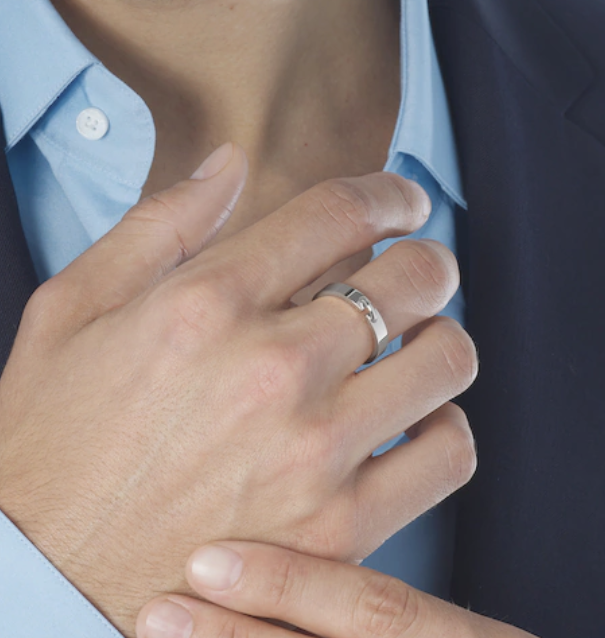 [Avelora]ALLIANCE LIENS VIDENCE 4MM RING