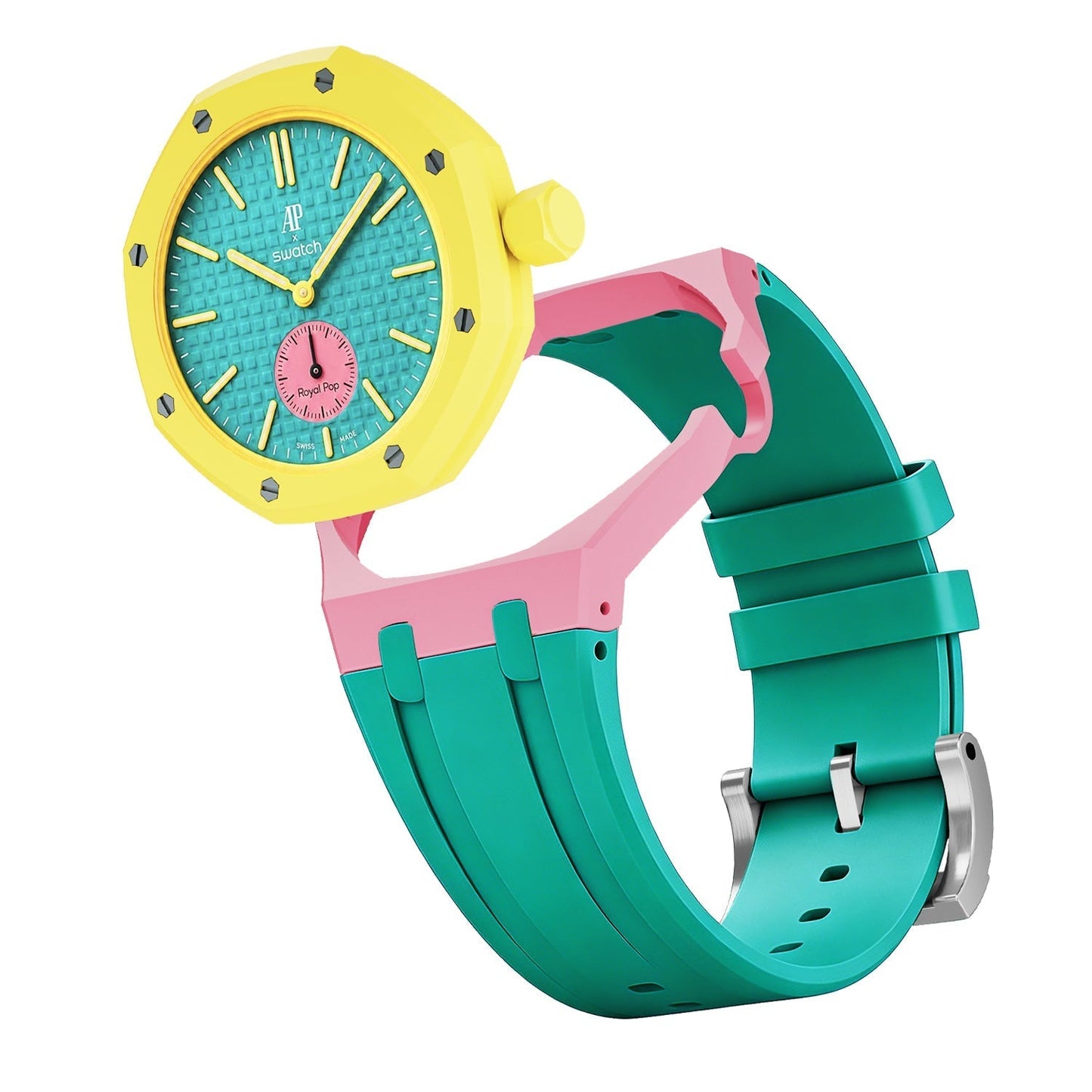 [Avelora]Royal Oak Pop Exclusive Bioceramic Case & Silicone Strap Mix Color