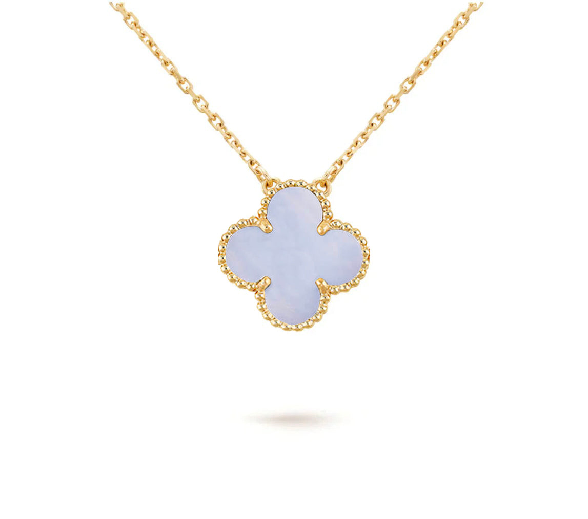 [Avelora]15MM CLOVER FLOWER PENDANT NECKLACE COLLECTION