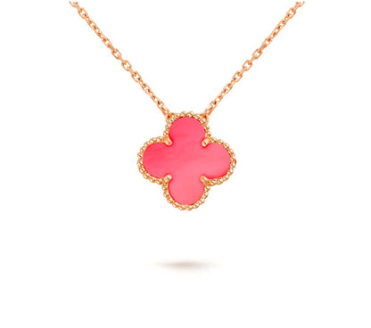 [Avelora]15MM CLOVER FLOWER PENDANT NECKLACE COLLECTION