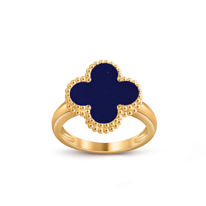 [Avelora]LUCKY CLOVER VINTAGE GOLD RING COLLECTION