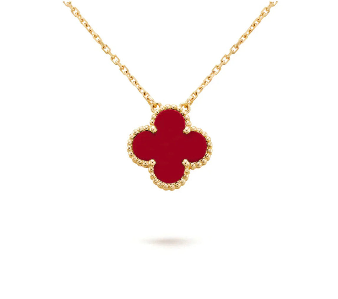 [Avelora]15MM CLOVER FLOWER PENDANT NECKLACE COLLECTION