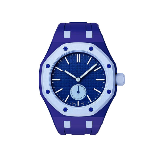 [Avelora]OAK POP EXCLUSIVE DARK BLUE AND LIGHT BLUE SILICONE STRAP