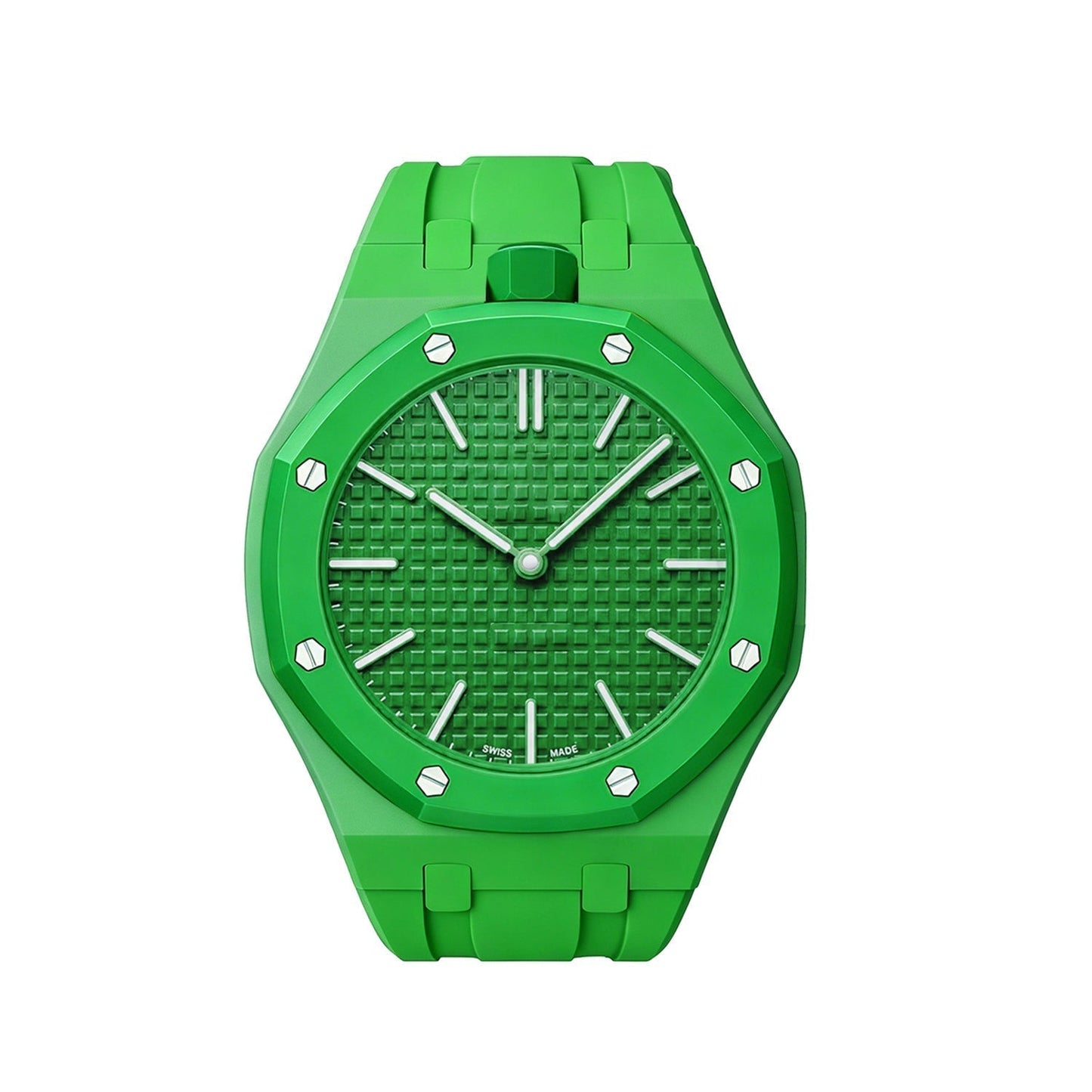 [Avelora]OAK POP EXCLUSIVE GREEN SILICONE STRAP