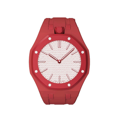 [Avelora]OAK POP EXCLUSIVE RED SILICONE STRAP