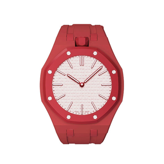 [Avelora]OAK POP EXCLUSIVE RED SILICONE STRAP