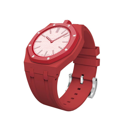 [Avelora]OAK POP EXCLUSIVE RED SILICONE STRAP