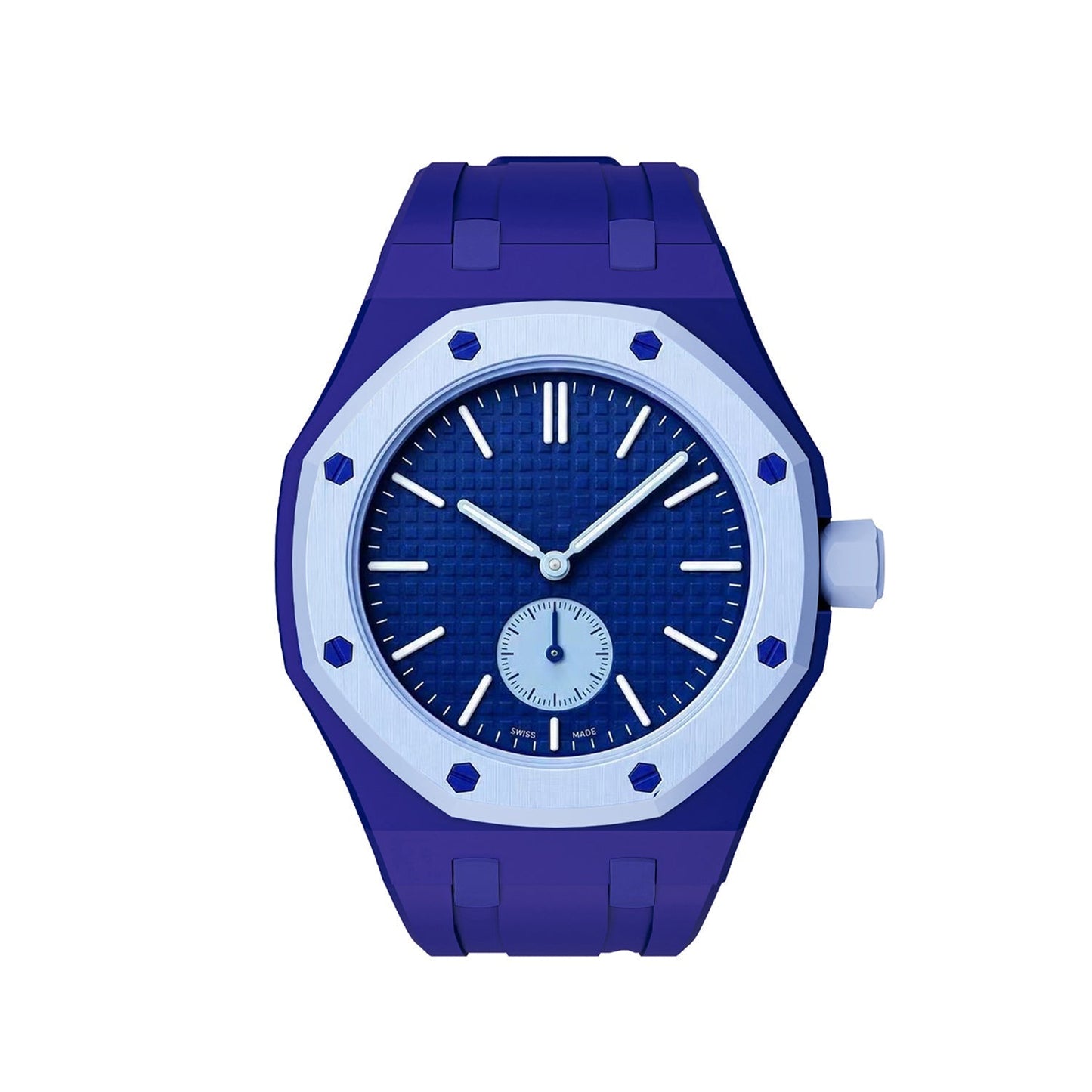 [Avelora]OAK POP EXCLUSIVE DARK BLUE SILICONE STRAP
