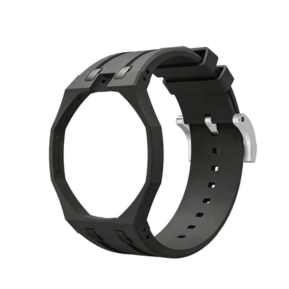 [Avelora]OAK POP EXCLUSIVE BLACK SILICONE STRAP