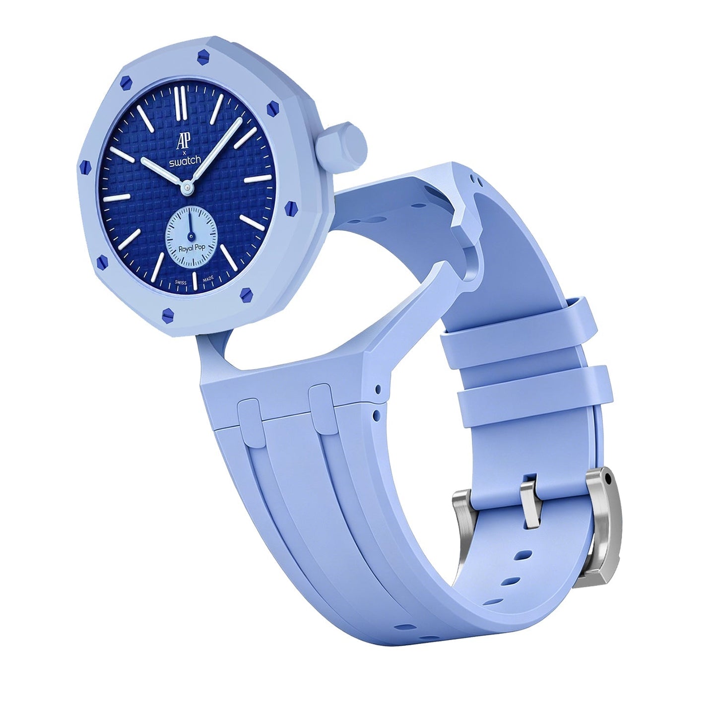 [Avelora]OAK POP EXCLUSIVE LIGHT BLUE SILICONE STRAP