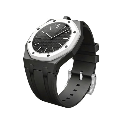 [Avelora]OAK POP EXCLUSIVE BLACK SILICONE STRAP