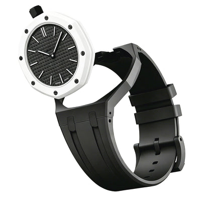 [Avelora]OAK POP EXCLUSIVE BLACK SILICONE STRAP