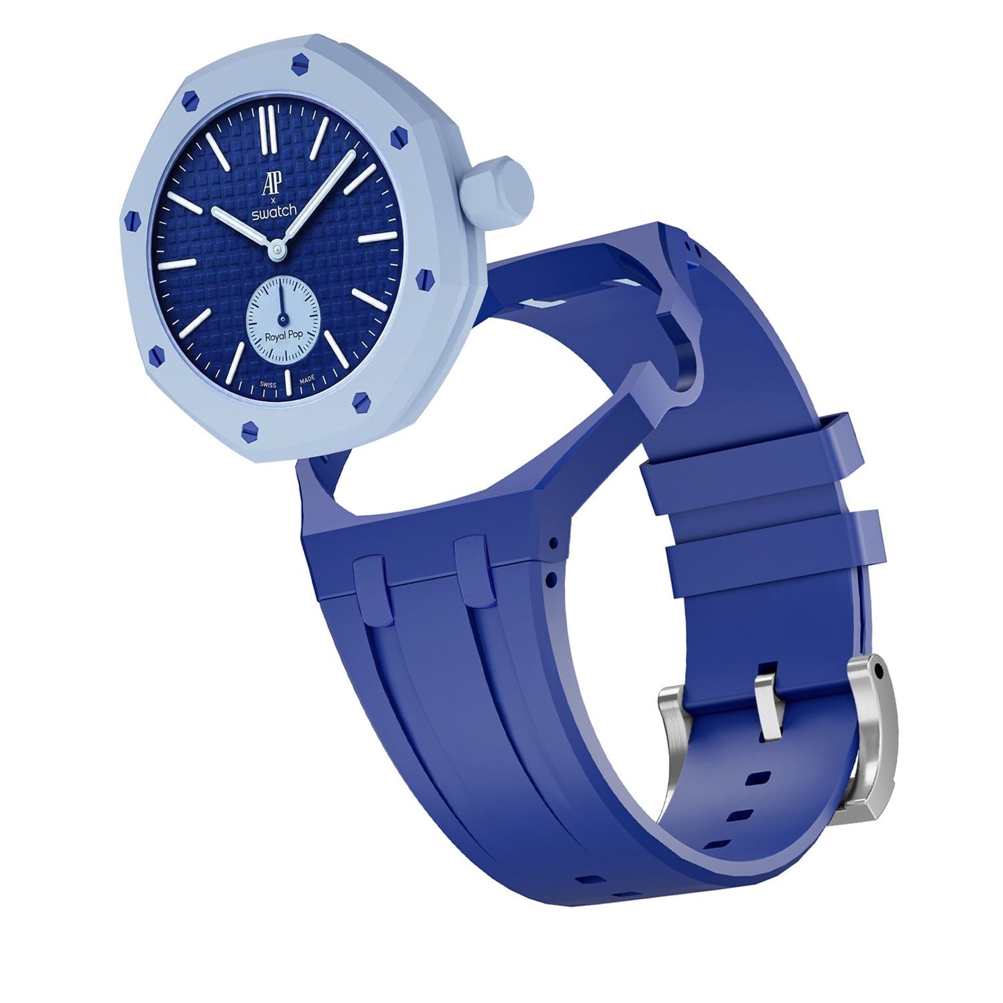 [Avelora]OAK POP EXCLUSIVE DARK BLUE SILICONE STRAP