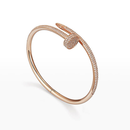 [Avelora]JUSTE UN CLOU 3.5MM FULL PAVÉ NAIL BANGLE