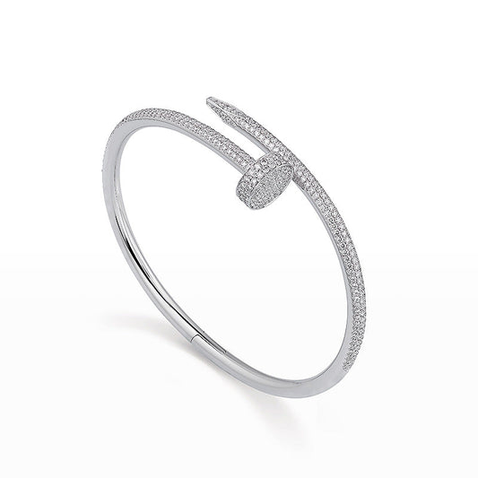 [Avelora]JUSTE UN CLOU 3.5MM FULL PAVÉ NAIL BANGLE