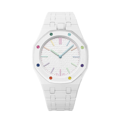 [Avelora]OAK POP EXCLUSIVE WHITE BIOCERAMIC STRAP
