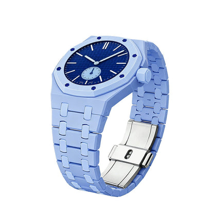 [Avelora]OAK POP EXCLUSIVE LIGHT BLUE BIOCERAMIC STRAP