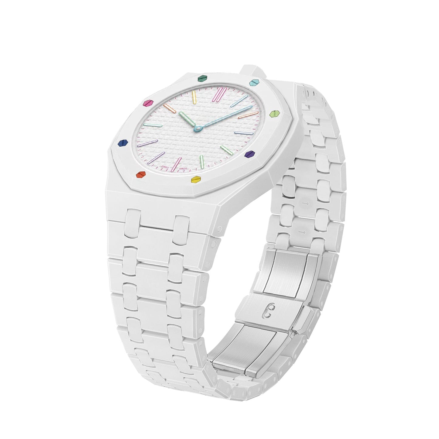 [Avelora]OAK POP EXCLUSIVE WHITE BIOCERAMIC STRAP