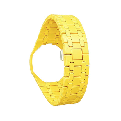 [Avelora]OAK POP EXCLUSIVE YELLOW BIOCERAMIC STRAP