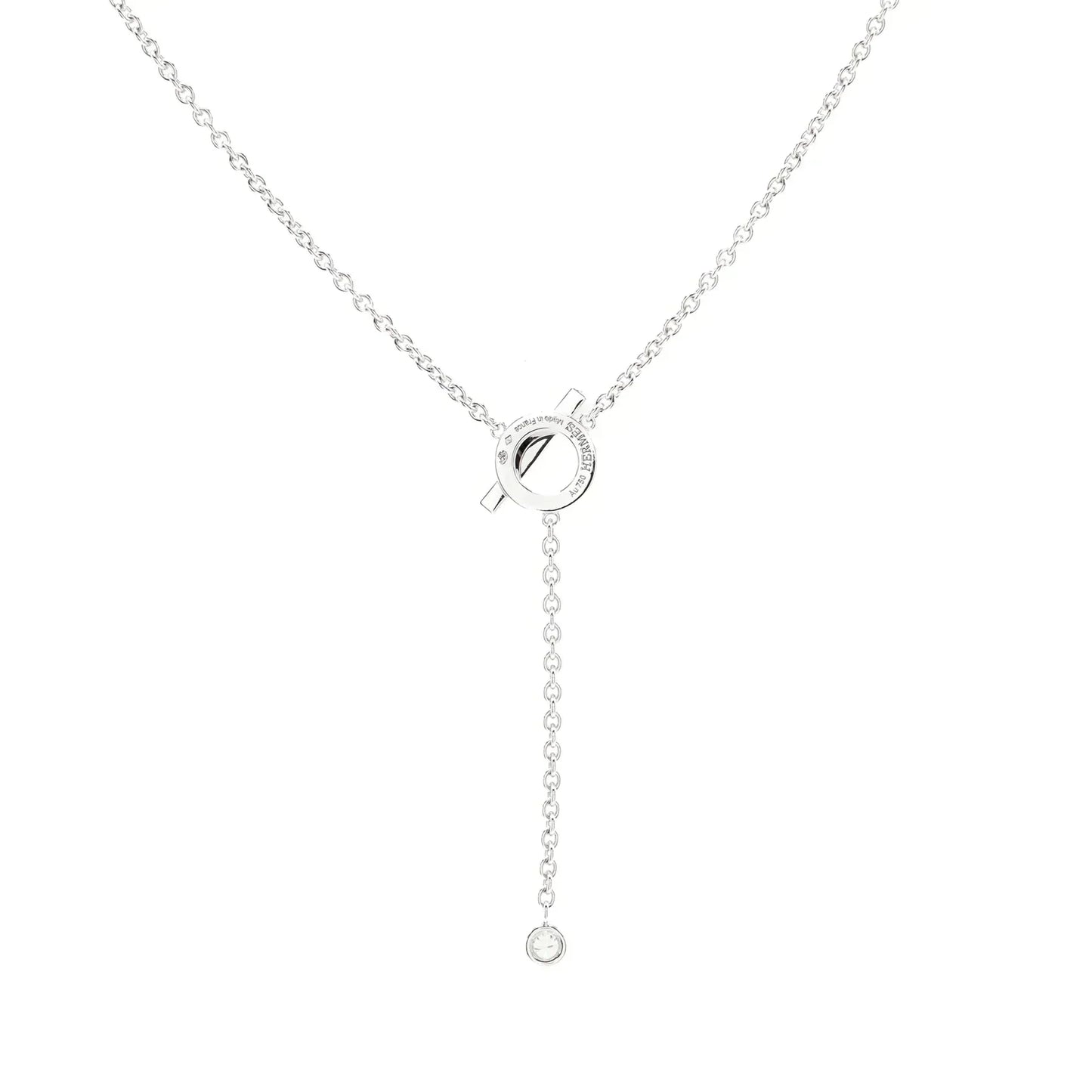 [Avelora]FINESSE SILVER DIAMOND NECKLACE