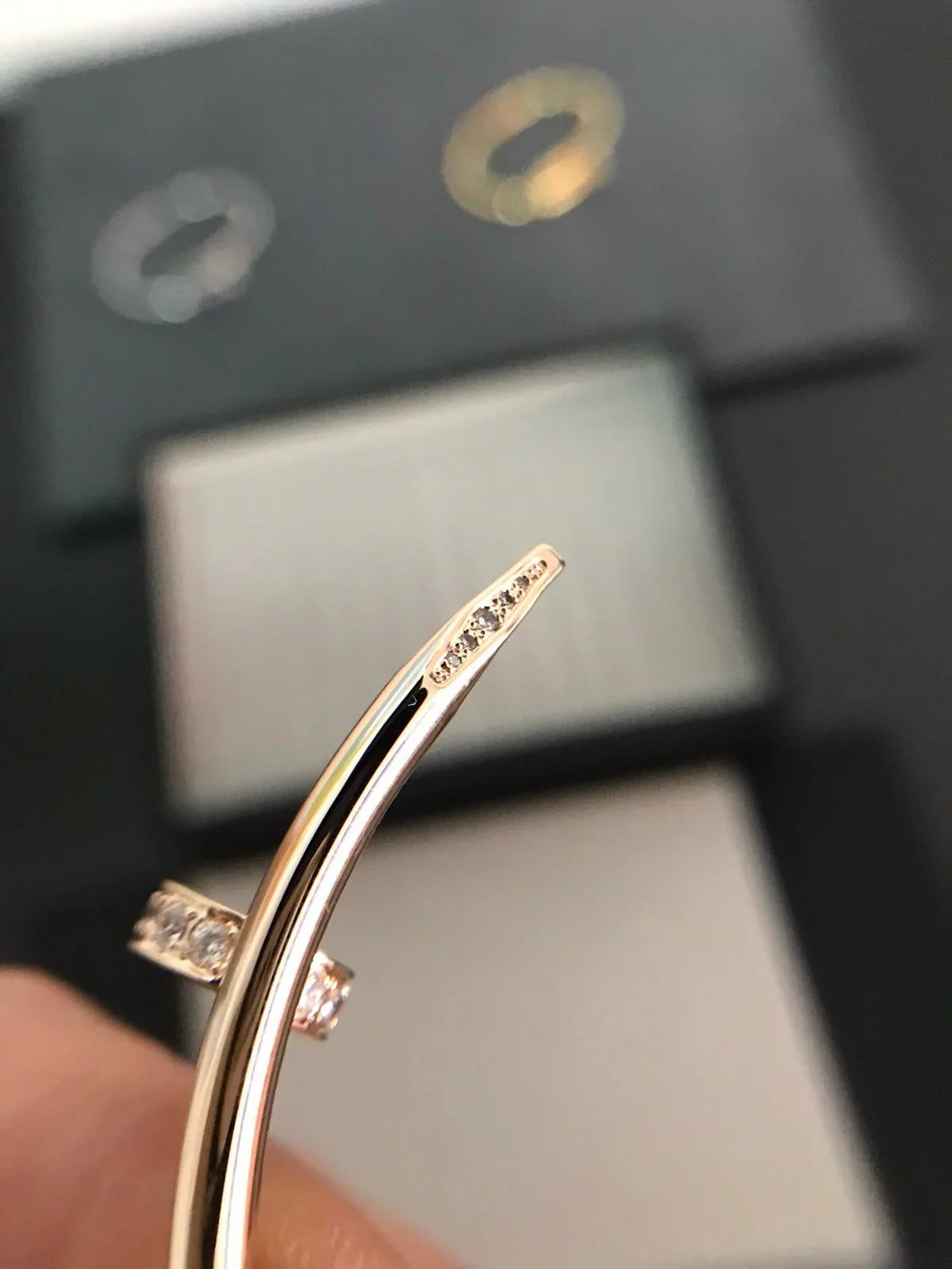 [Avelora]JUSTE UN CLOU 3.5MM CLASSIC DIAMOND BANGLE
