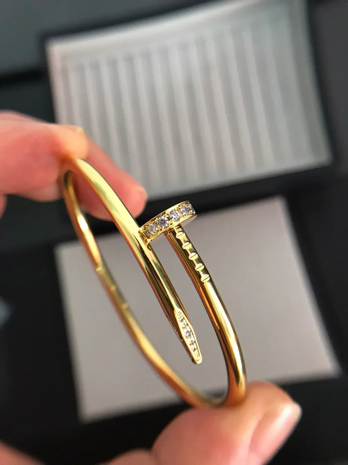 [Avelora]JUSTE UN CLOU 3.5MM CLASSIC DIAMOND BANGLE