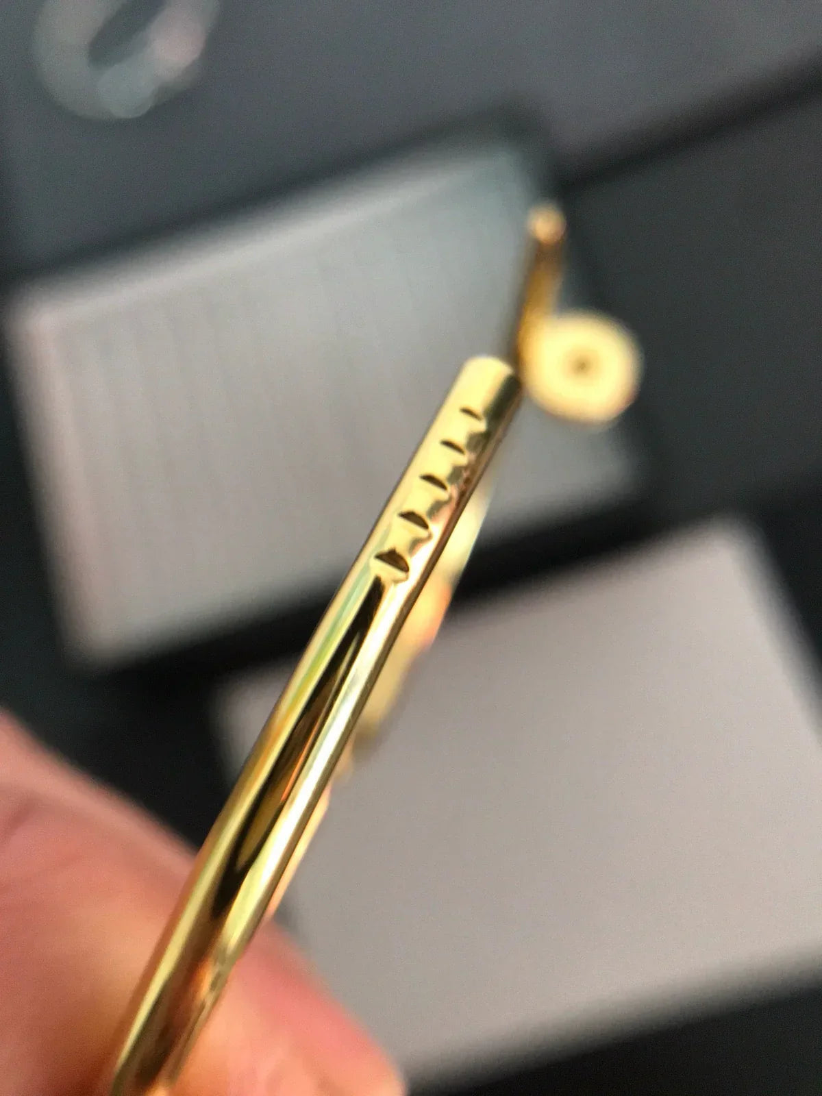 [Avelora]JUSTE UN CLOU 3.5MM CLASSIC DIAMOND BANGLE