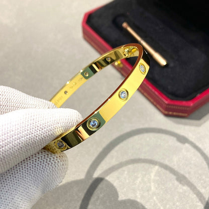 [Avelora]CLASSIC 6.1MM LOVE BANGLE - 10-DIAMOND