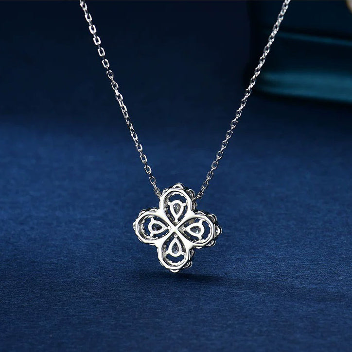 [Avelora]LOOP NECKLACE FULL MOTIF DIAMOND 16MM MULTIPLE COLORS