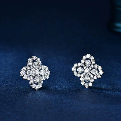 [Avelora]LOOP EARRINGS FULL MOTIF DIAMOND 16MM