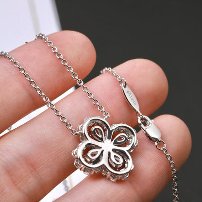 [Avelora]LOOP NECKLACE FULL MOTIF DIAMOND 16MM MULTIPLE COLORS