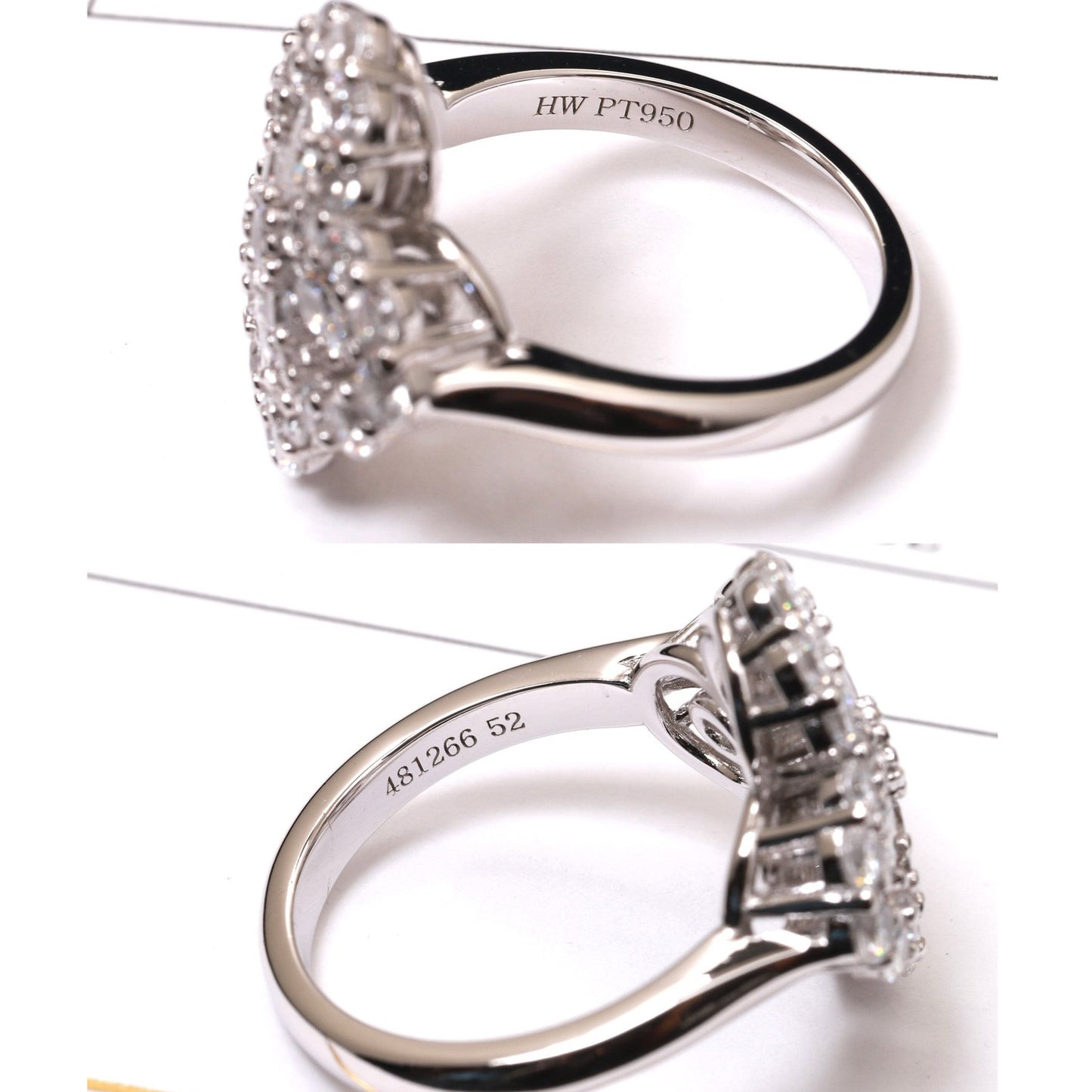 [Avelora]LOOP RING FULL MOTIF DIAMOND 16MM SILVE