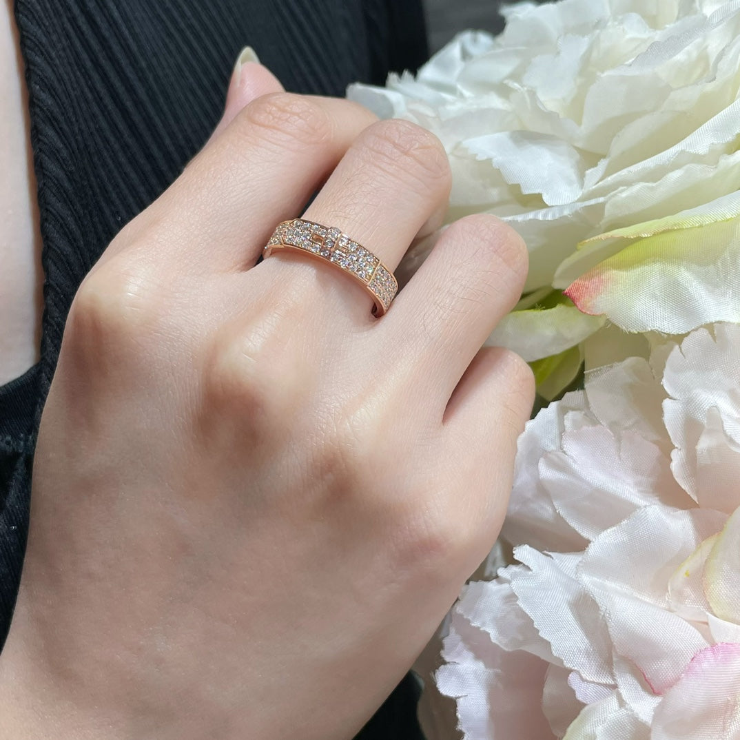 [Avelora]KELLY ROSE GOLD DIAMOND RING