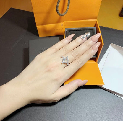 [Avelora]ECHAPPEE RING SILVER DIAMOND