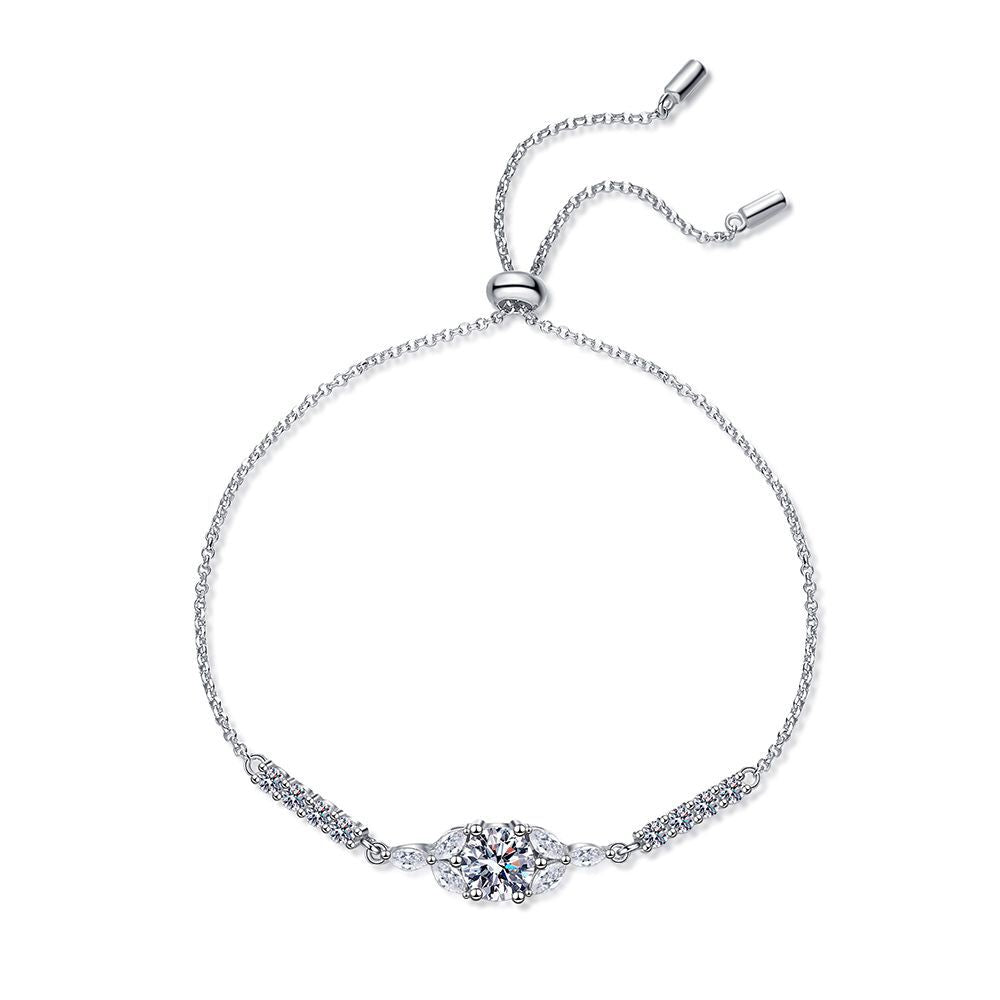 [Avelora]BLOOMING STAR-FLOWER MOISSANITE BRACELET