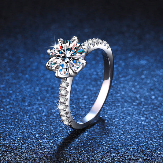 [Avelora]BOLD TIGER CLAW MOISSANITE ENGAGEMENT RING