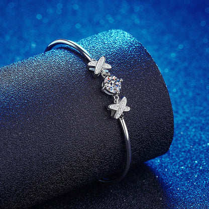 [Avelora]ELEGANT BOW-KNOT MOISSANITE BRACELET