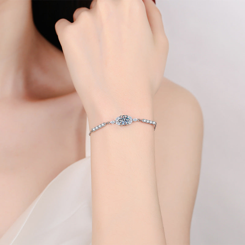 [Avelora]BLOOMING STAR-FLOWER MOISSANITE BRACELET