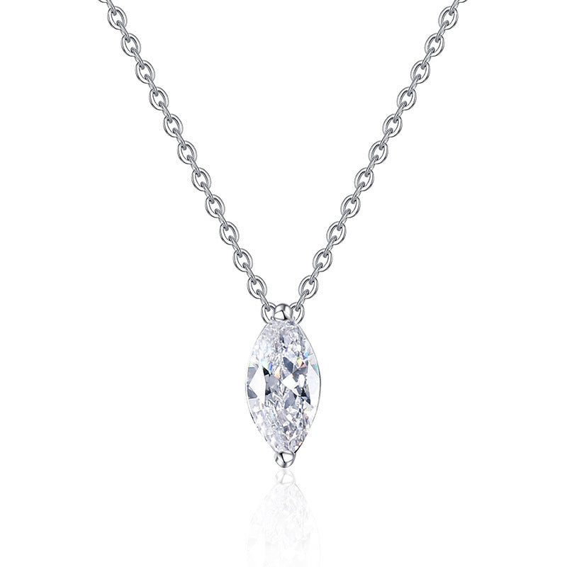 [Avelora]SOPHISTICATED MARQUISE-CUT MOISSANITE PENDANT NECKLACE