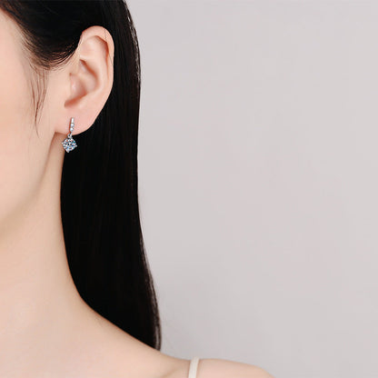 [Avelora]DYNAMIC TASSEL MOISSANITE DROP EARRINGS