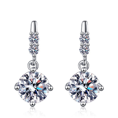 [Avelora]DYNAMIC TASSEL MOISSANITE DROP EARRINGS